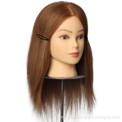 Fast delivery manikin training head with human hair on sale